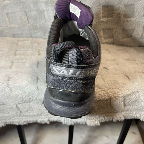 Women's Salomon Hiking XA Comp 6 Contagrip Shoes Size 8.5 Purple Ortholite Trail - Picture 5 of 16